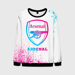 Мужской свитшот Arsenal neon gradient style