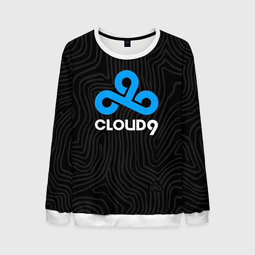 Мужской свитшот Cloud9 hi-tech / 3D-Белый – фото 1