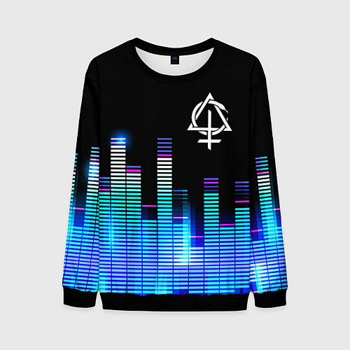 Мужской свитшот Behemoth эквалайзер / 3D-Черный – фото 1