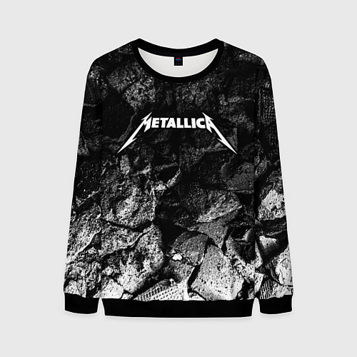 Мужской свитшот Metallica black graphite / 3D-Черный – фото 1