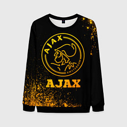 Мужской свитшот Ajax - gold gradient