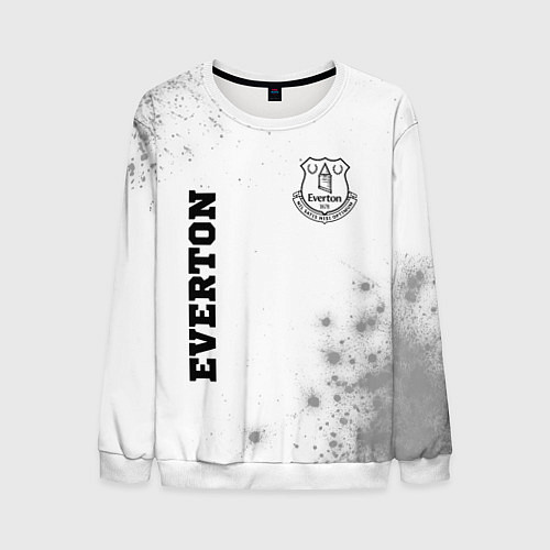 Мужской свитшот Everton sport на светлом фоне вертикально / 3D-Белый – фото 1
