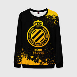 Мужской свитшот Club Brugge - gold gradient