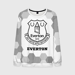Мужской свитшот Everton sport на светлом фоне