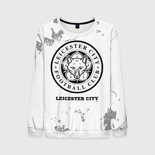 Мужской свитшот Leicester City sport на светлом фоне / 3D-Белый – фото 1