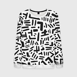 Мужской свитшот Паттерн линиями