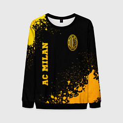 Мужской свитшот AC Milan - gold gradient вертикально