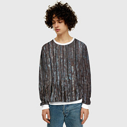 Свитшот мужской Ствол дерева, цвет: 3D-белый — фото 2