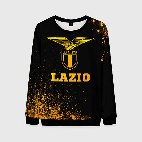 Мужской свитшот Lazio - gold gradient / 3D-Черный – фото 1