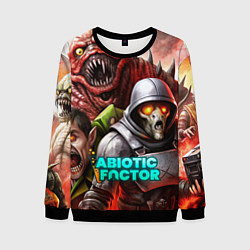 Мужской свитшот Abiotic Factor и разные монстры