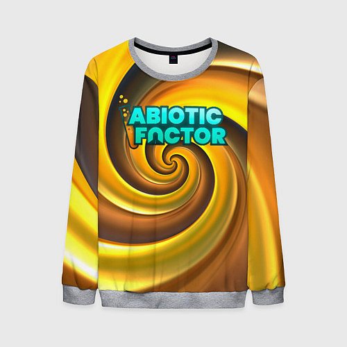 Мужской свитшот Abiotic Factor желтый фон / 3D-Меланж – фото 1