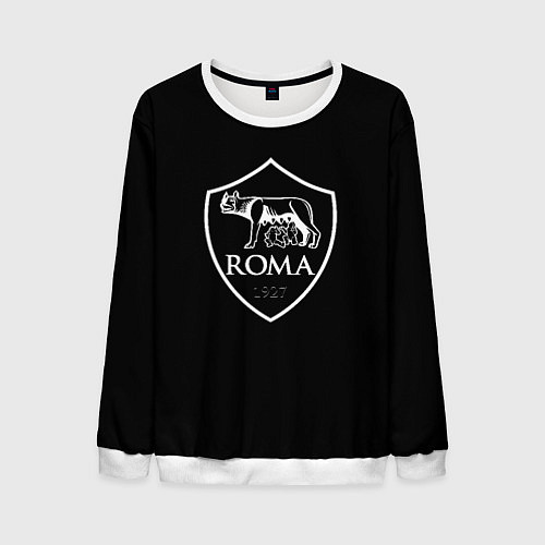 Мужской свитшот Roma sport fc club / 3D-Белый – фото 1
