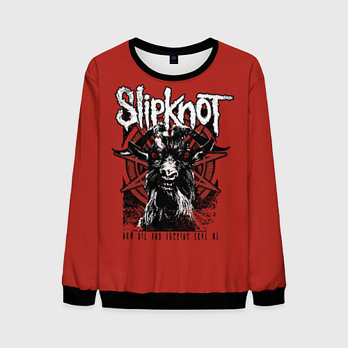 Мужской свитшот Slipknot rock band / 3D-Черный – фото 1