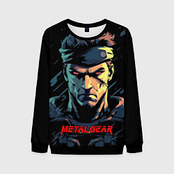 Мужской свитшот Веном Снейк Metal gear game