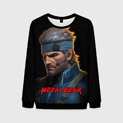 Мужской свитшот Веном Снейк из игры Metal gear