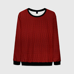 Мужской свитшот Тёмно-красный текстурированный однотонный