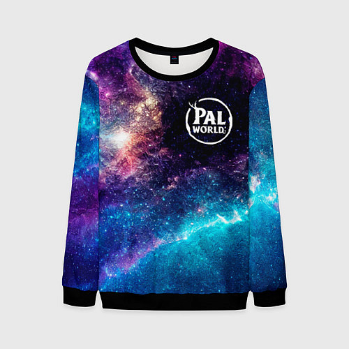 Мужской свитшот Palworld space game / 3D-Черный – фото 1