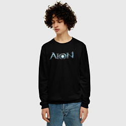 Свитшот мужской AION logo, цвет: 3D-черный — фото 2