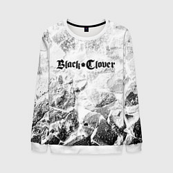 Свитшот мужской Black Clover white graphite, цвет: 3D-белый