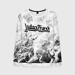 Мужской свитшот Judas Priest white graphite