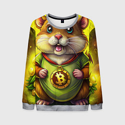 Свитшот мужской Крипто-хомяк, цвет: 3D-меланж