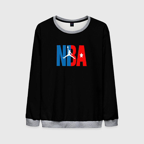 Мужской свитшот NBA sport / 3D-Меланж – фото 1