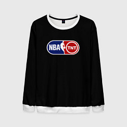 Свитшот мужской NBA logo tnt, цвет: 3D-белый