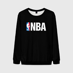 Свитшот мужской NBA logo sport, цвет: 3D-черный