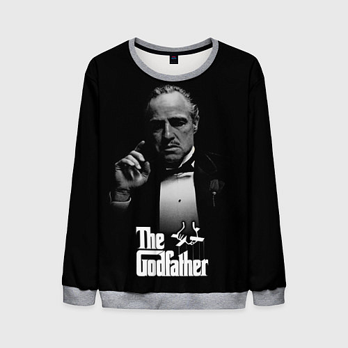 Мужской свитшот Don Vito Corleone / 3D-Меланж – фото 1