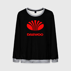 Свитшот мужской Daewoo red logo, цвет: 3D-меланж