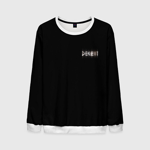 Мужской свитшот Deceit / 3D-Белый – фото 1