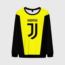 Свитшот мужской Juventus sport geometry yellow, цвет: 3D-черный