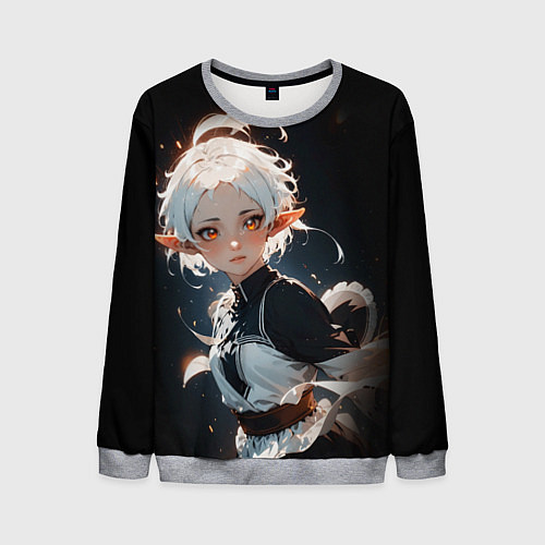 Мужской свитшот Сильфи - Mushoku Tensei: Jobless / 3D-Меланж – фото 1