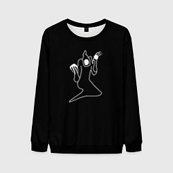 Свитшот мужской Kizaru white logo, цвет: 3D-черный