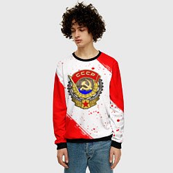 Свитшот мужской СССР краски спорт, цвет: 3D-черный — фото 2