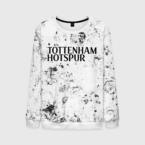 Мужской свитшот Tottenham dirty ice / 3D-Белый – фото 1