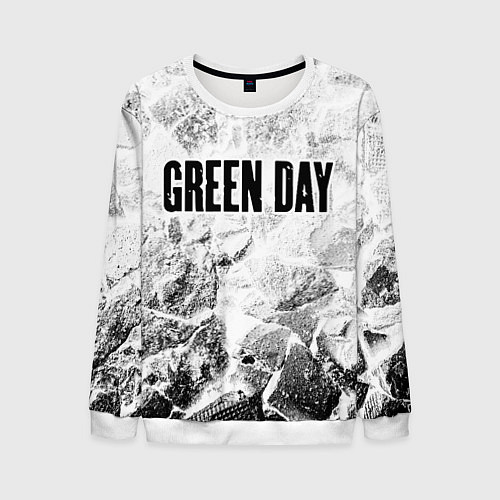 Мужской свитшот Green Day white graphite / 3D-Белый – фото 1