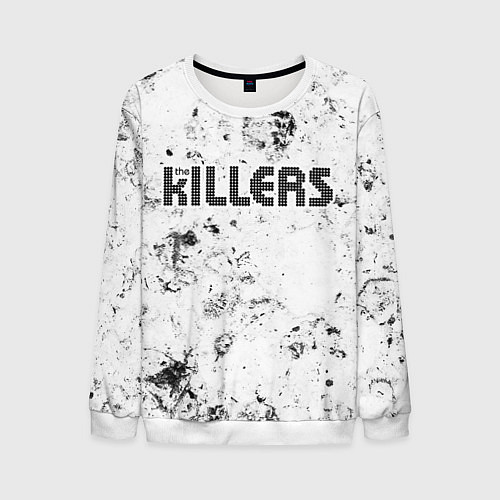 Мужской свитшот The Killers dirty ice / 3D-Белый – фото 1