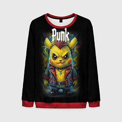 Мужской свитшот Пикачу покемон настоящий панк