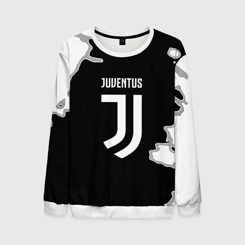 Мужской свитшот Juventus fc краски / 3D-Белый – фото 1