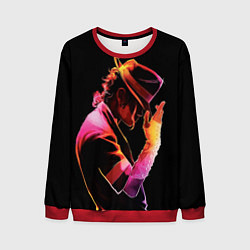 Свитшот мужской Michael Jackson in the hat, цвет: 3D-красный