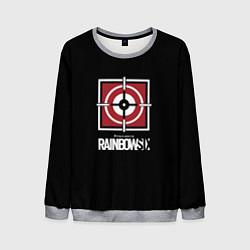 Свитшот мужской Rainbow six action game, цвет: 3D-меланж