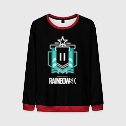 Свитшот мужской Rainbow six ubisoft games, цвет: 3D-красный