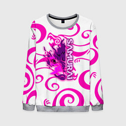 Свитшот мужской Samurai dragon steel, цвет: 3D-меланж