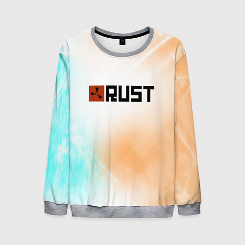 Мужской свитшот RUST gradient / 3D-Меланж – фото 1