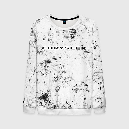 Мужской свитшот Chrysler dirty ice / 3D-Белый – фото 1