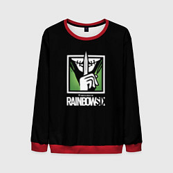 Свитшот мужской Rainbow six шутер онлайн, цвет: 3D-красный