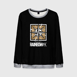 Свитшот мужской Юбисофт гейм радуга 6, цвет: 3D-меланж