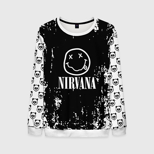 Мужской свитшот Nirvana teddy / 3D-Белый – фото 1