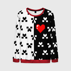 Мужской свитшот Minecraft pattern love